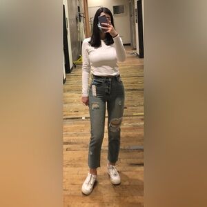 BDG Slim Straight Jeans with Rips